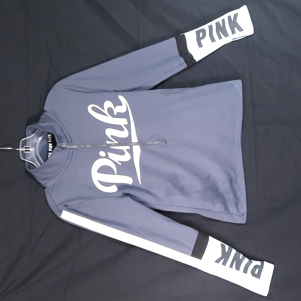 PINK - Victoria's Secret PINK Victoria’s Secret Ultimate Half Zip SIZE Small